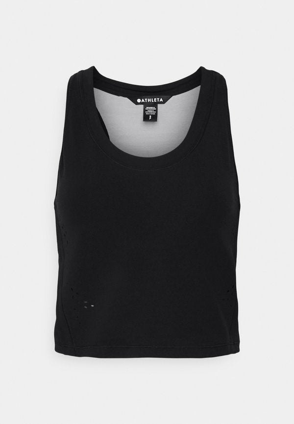 Athleta SHANTI LASER CUT CROP TANK