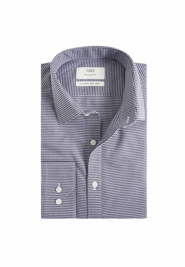 Marks & Spencer REGULAR FIT ULTIMATE NON IRON TEXTURED