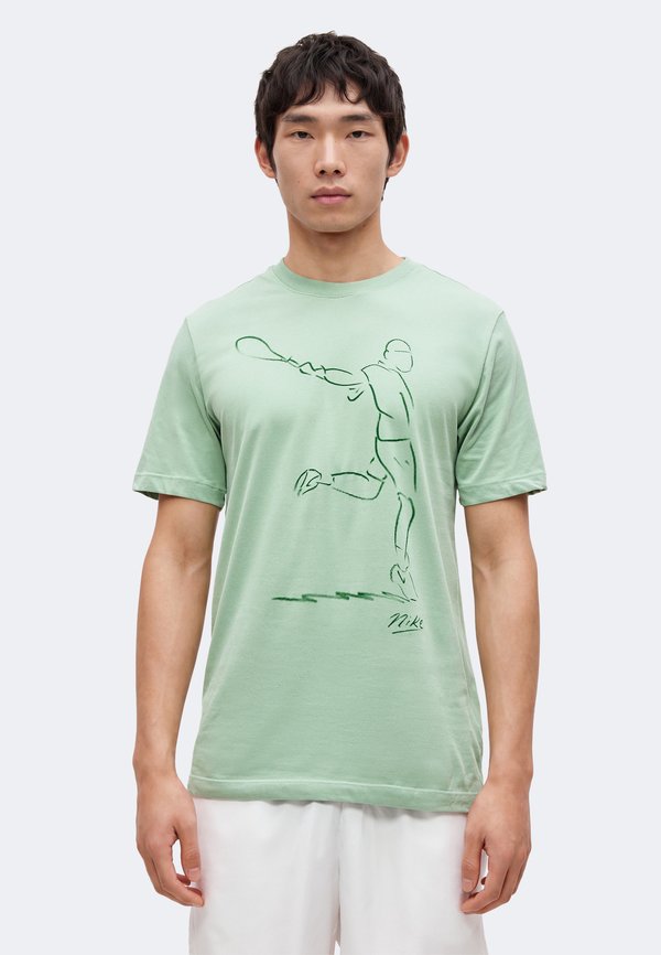 Nike Performance NIKECOURT TEE FRENCH OPEN - Sports T-shirt - steam