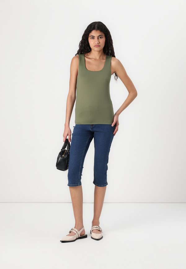 VILA VIKENZA U-NECK S/L TANK TOP REV - NOOS