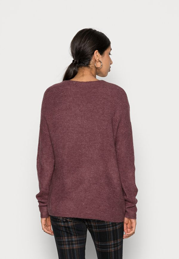 Vero Moda VMCREWLEFILE LS V-NECK BLOUSE NOOS