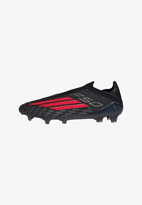 adidas Performance F50 ELITE LACELESS FG - Firm-ground football boots - core black   lucid red   core black