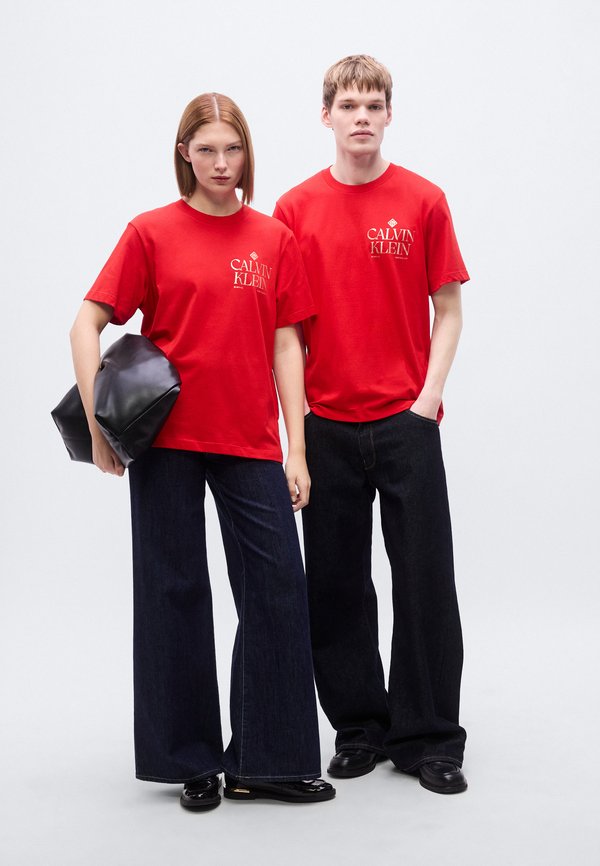 Calvin Klein Jeans 20S ROSES GRAPHIC TEE UNISEX