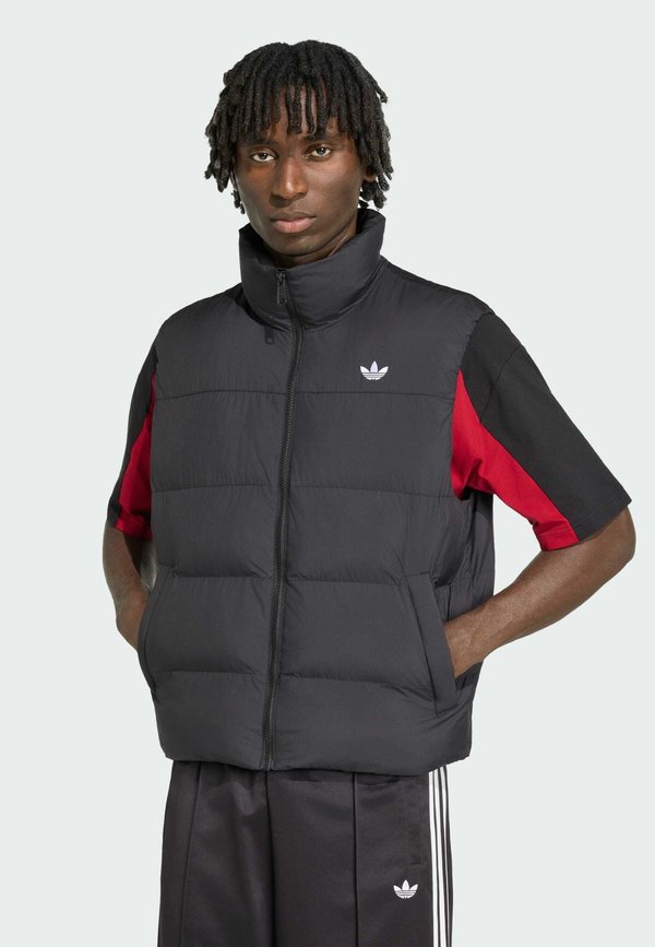 adidas Originals ADIDAS ORIGINALS STAND COLLAR REGEN VEST - Waistcoat - black