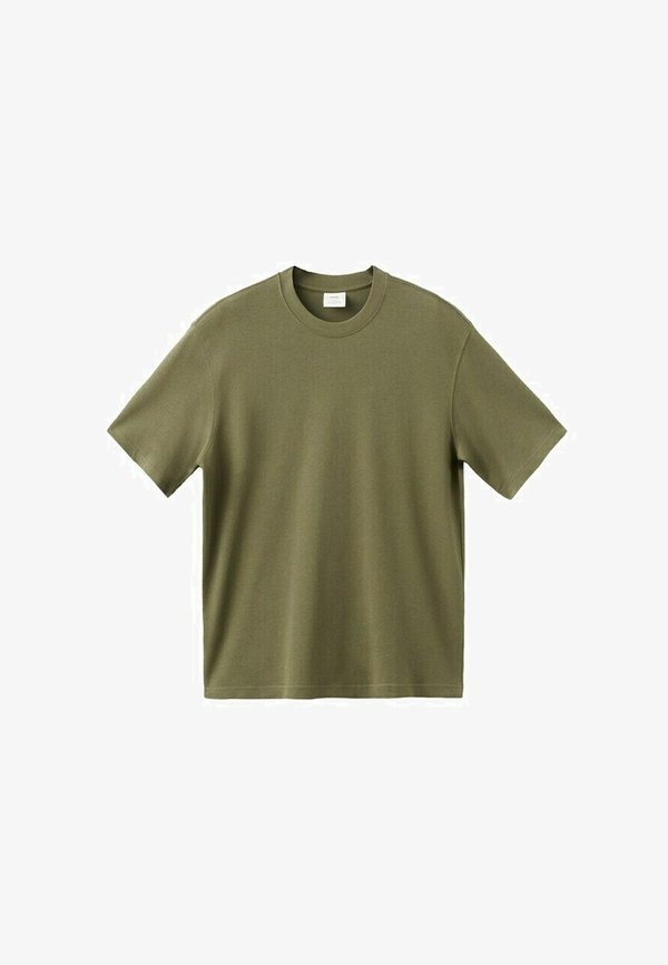 Mango Basic T-shirt - vert foncé