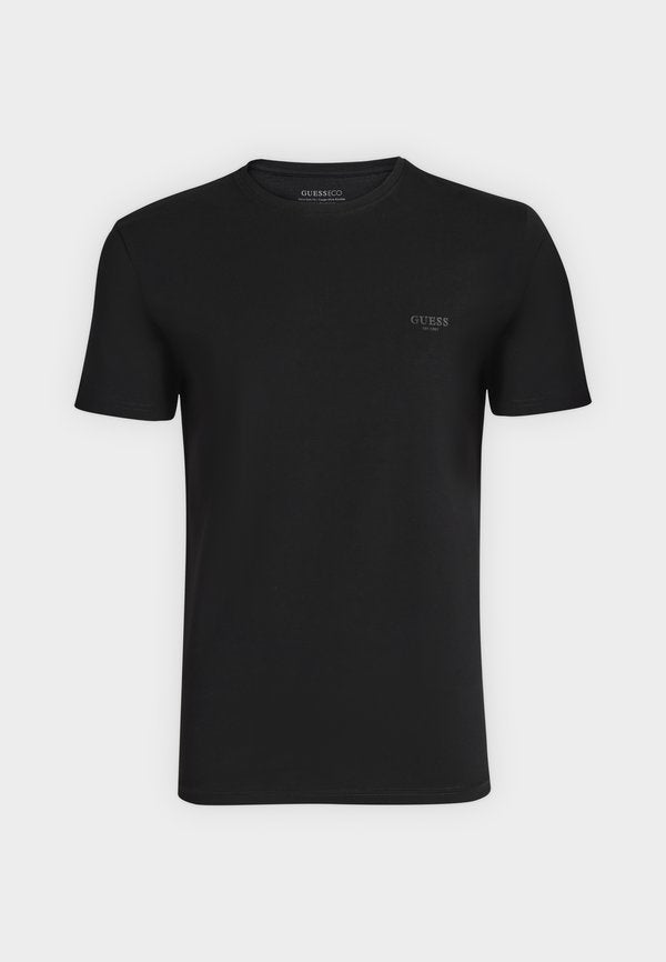 Guess CN  SS CORE EXTRA SLIM TEE - Basic T-shirt - jet black