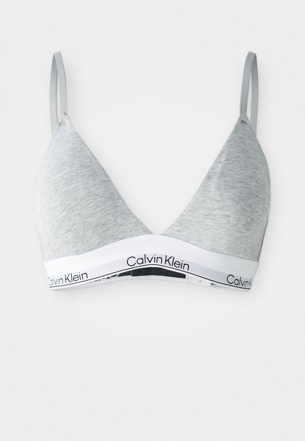 Calvin Klein Underwear TRIANGLE ICON - Triangle bra - grey heather