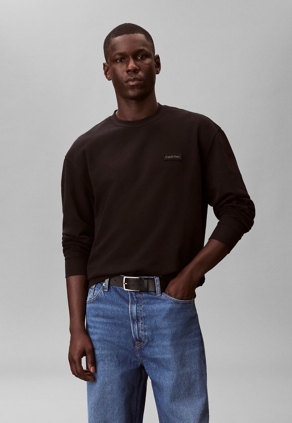 Calvin Klein Jeans BADGE - Sweatshirt - black