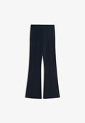 Bershka FLARE - Trousers - royal blue