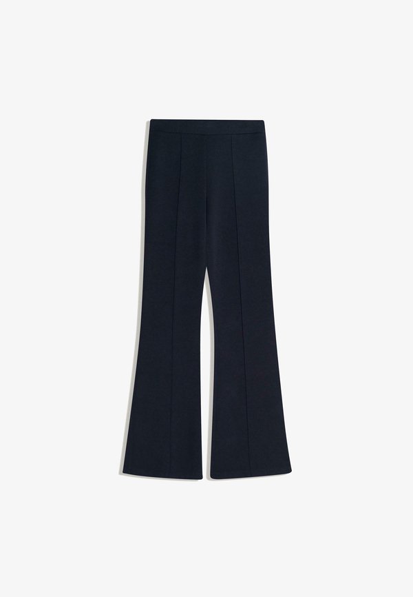 Bershka FLARE - Trousers - royal blue