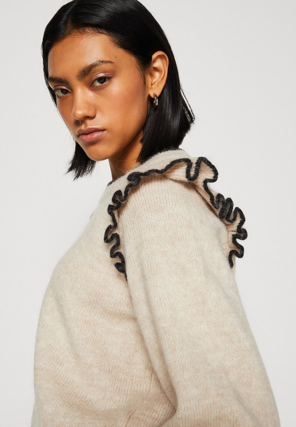 Selected SLFALVA FRILLS O-NECK