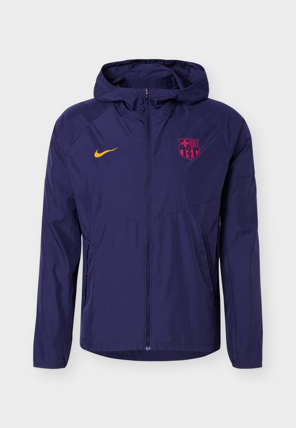 Nike Performance FCB CITY SIDE RUNNING - Club wear - blackened blue/mineral yellow