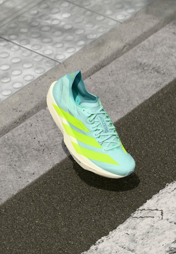 adidas Performance ADIZERO TAKUMI SEN 11 W - Road running shoes - semi flash aqua/lucid lemon/flash aqua
