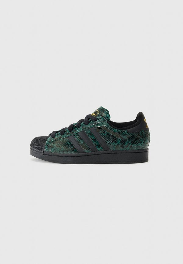 adidas Originals SUPERSTAR II W - Trainers - collegiate green/core black/gold-coloured