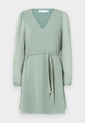 VILA VIMALIANA V NECK BELT DRESS