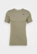 Nike Performance TEE CREW SOLID - Sports T-shirt - light army/black
