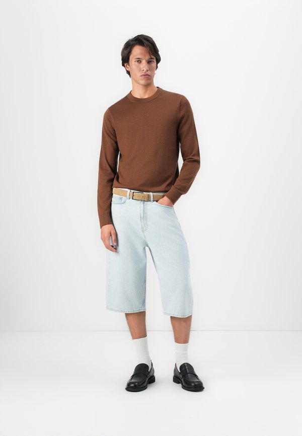 Selected SLMTRAY LS KNIT MERINO CREW NECK NOOS