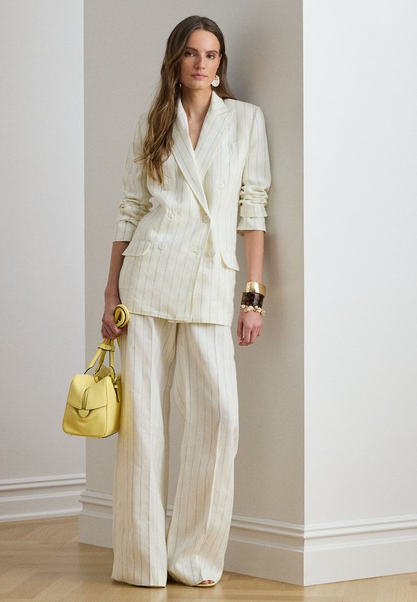 Lauren Ralph Lauren STRIPED LINEN TWILL BLAZER