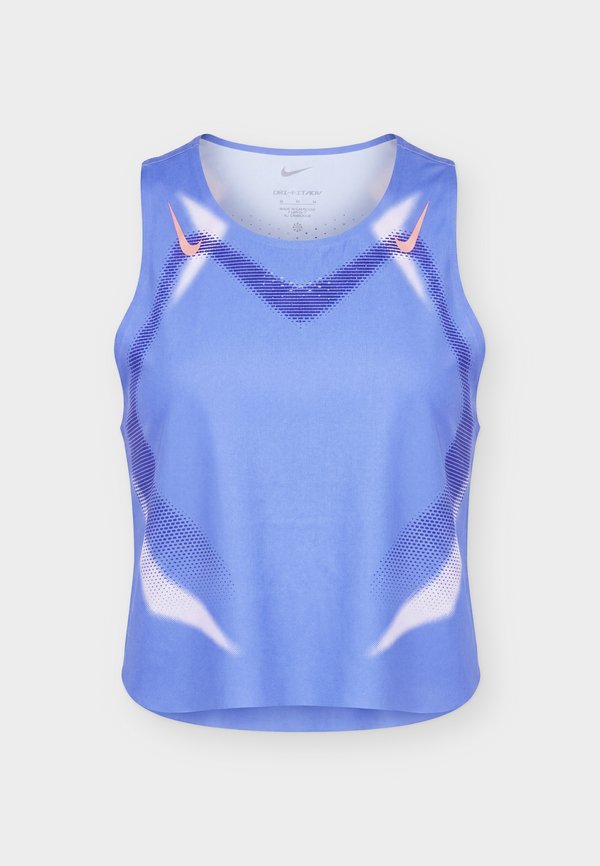 Nike Performance CROP TANK - Top - sapphire/hot lava/black
