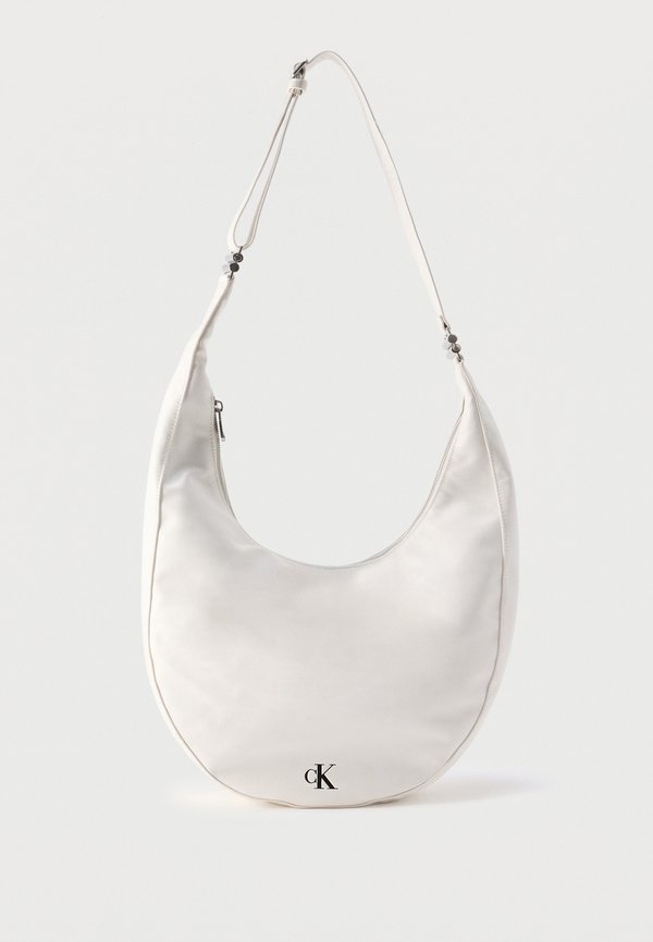 Calvin Klein BUCKLE CONVERTIBLE - Handbag - white