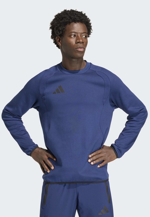 adidas Performance TIRO TRAVEL CREW - Sweatshirt - team navy blue black
