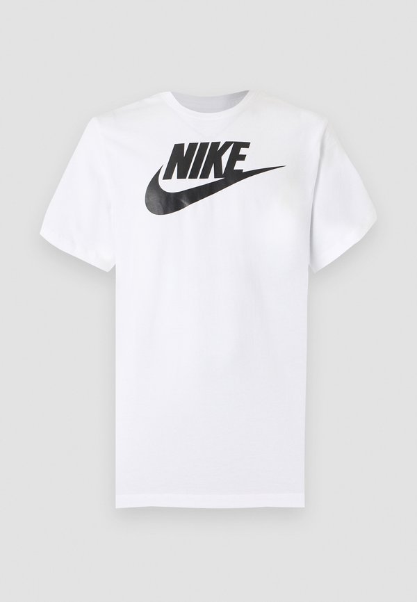 Nike Sportswear TEE ICON FUTURA - Print T-shirt - white/black