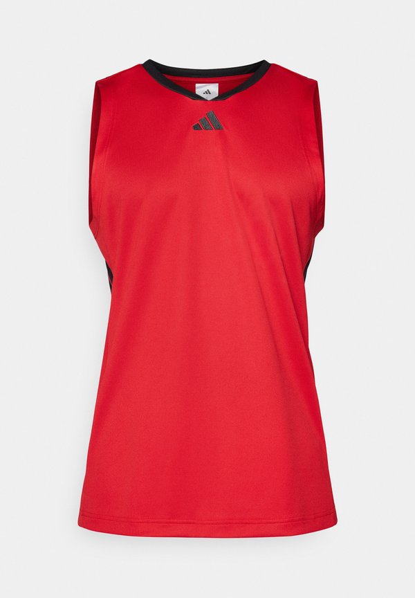 adidas Performance STRIPES - Top - power red/black