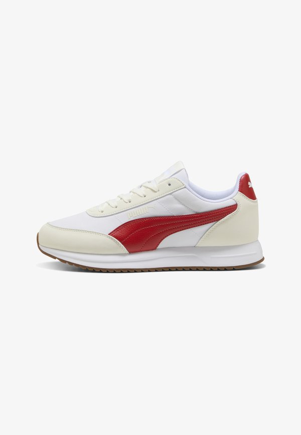 Puma PUMA - Skate shoes - white-candy apple-warm white