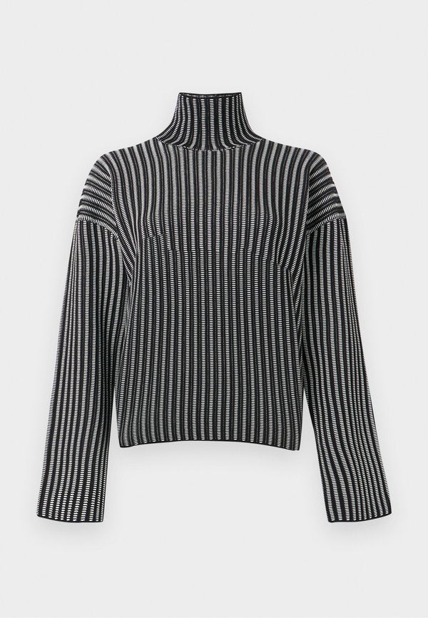 Proenza Schouler White Label ELYSIA SWEATER IN LADDER STRIPE