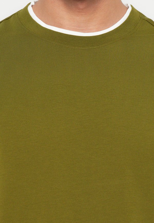 Selected SLHRELAXFELIX CONTRAST O NECK TEE