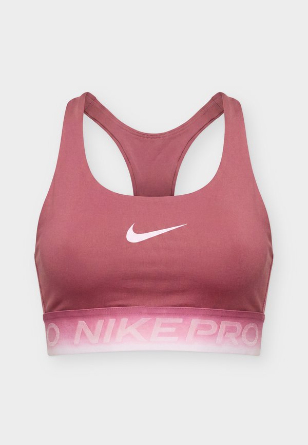 Nike Performance BRA - Medium support sports bra - pink smoke/bleached lilac/pink rise