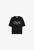 Bershka GRAFITTI BOXY - TSHIRT - Print T-shirt - black