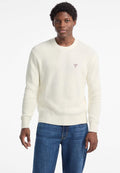 Guess KLEINES LOGO-DREIECK - Jumper - weiß