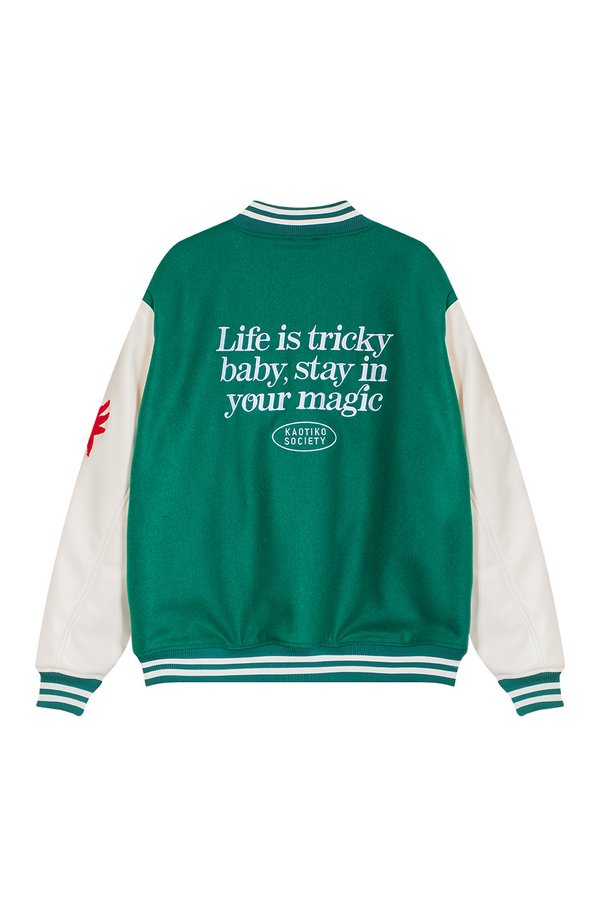 Kaotiko JACKET BASEBALL TRICKY LOVE UNISEX