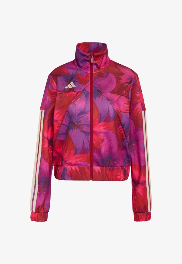 adidas Sportswear ADIDAS X FARM RIO HOUSE OF TIRO TRACK TOP - Training jacket - bahia magenta/active maroon/crystal linen
