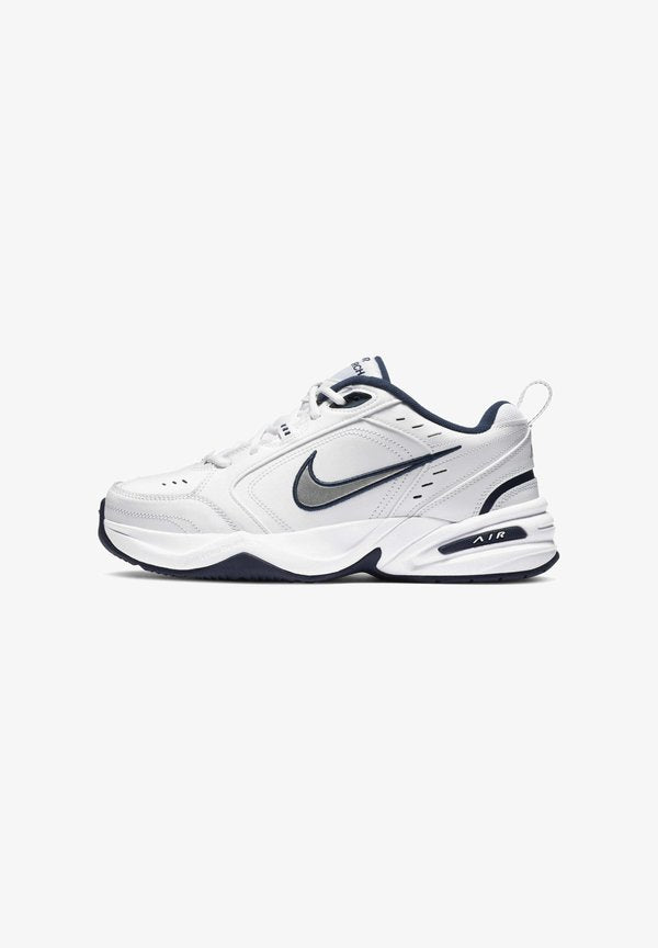 Nike Performance AIR MONARCH IV - Training shoe - white metallic silver