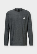adidas Performance WORKOUT ESSENTIALS FLEX LONGSLEEVE  - Long sleeved top - black melange