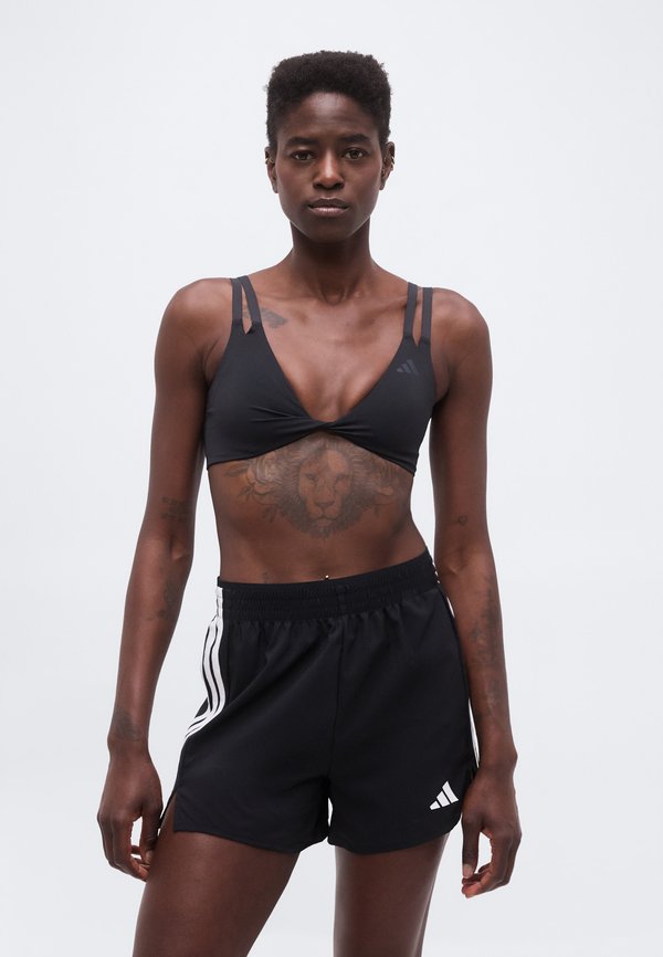 adidas Performance Optime Workout Twist Reversible Light Support - Light support sports bra - black