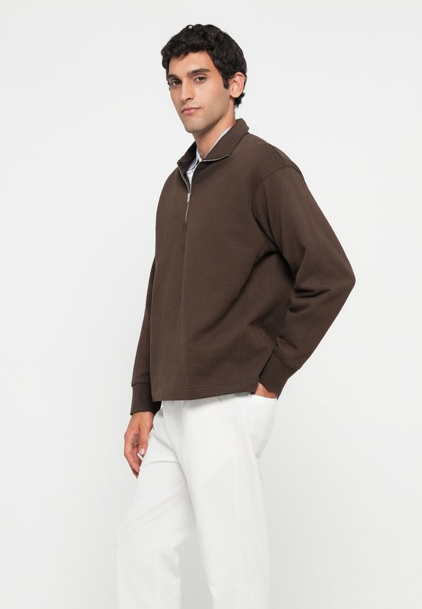 Selected Zipped sweat cotton