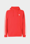 adidas Originals 3-STRIPES HOODY - Hoodie - better scarlet