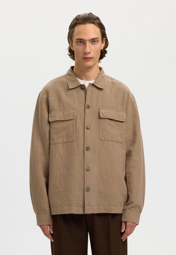 Selected Over Linen Blend