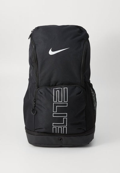 Nike Performance VARSITY ELITE UNISEX - Rucksack - black/black/metallic silver