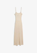 Bershka SEQUIN - MIDI DRESS - Jumper dress - gold-coloured