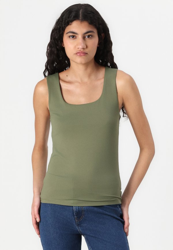 VILA VIKENZA U-NECK S/L TANK TOP REV - NOOS