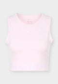 Nike Performance 365 CROP TANK - Top - pink foam/white