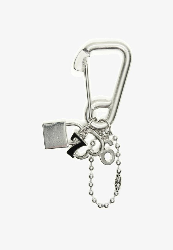 Bershka PADLOCK - KEY RING - Keyring - silver-coloured