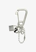 Bershka PADLOCK - KEY RING - Keyring - silver-coloured