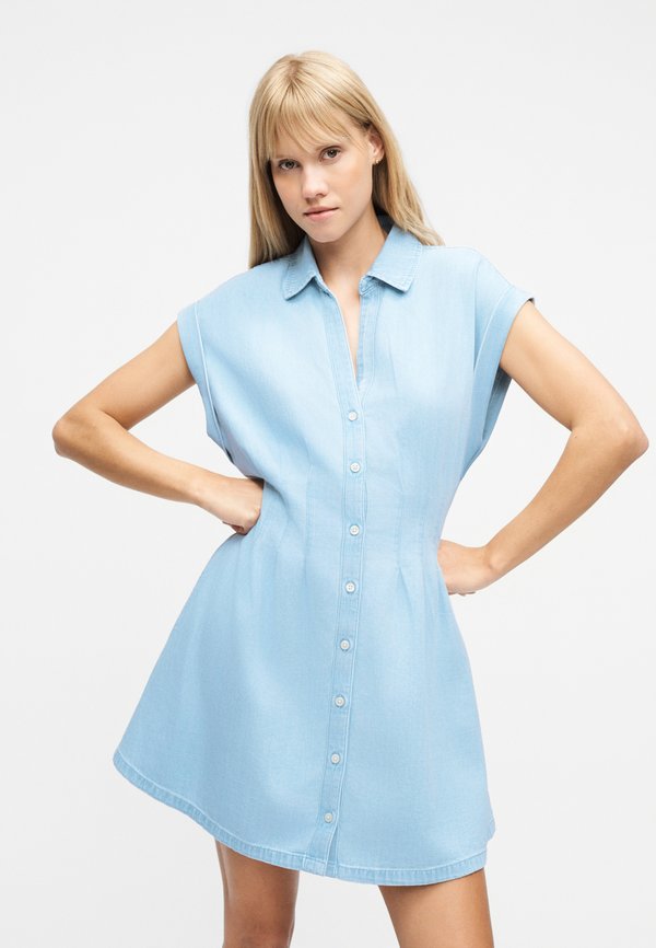 GAP PINTUCK MINI DRESS LARK
