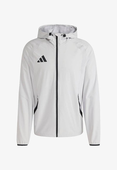 adidas Performance TIRO TRAVEL  - Windbreaker - team light grey   black