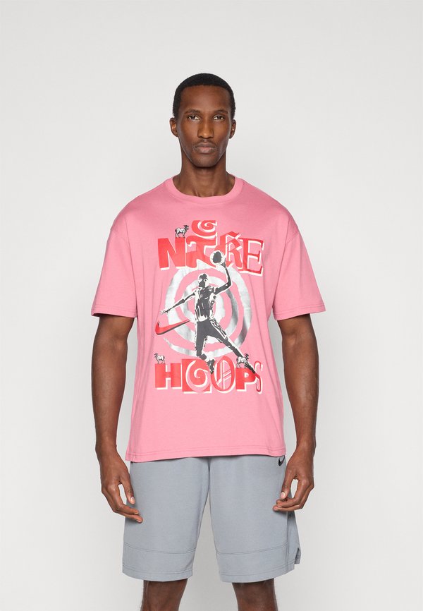 Nike Performance TEE - Print T-shirt - peony
